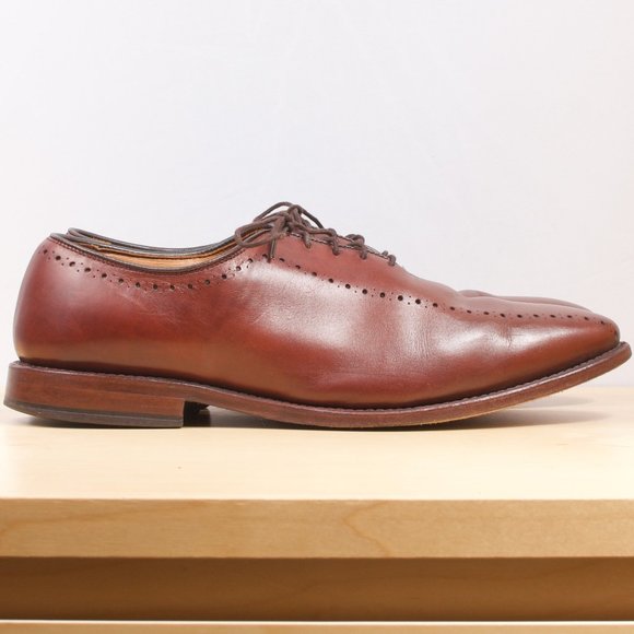 [SOLD]Allen Edmonds 8.5 D Men's Shoe 🇺🇸 Hastings Perforated Wholecut Chili EUC - Picture 3 of 8